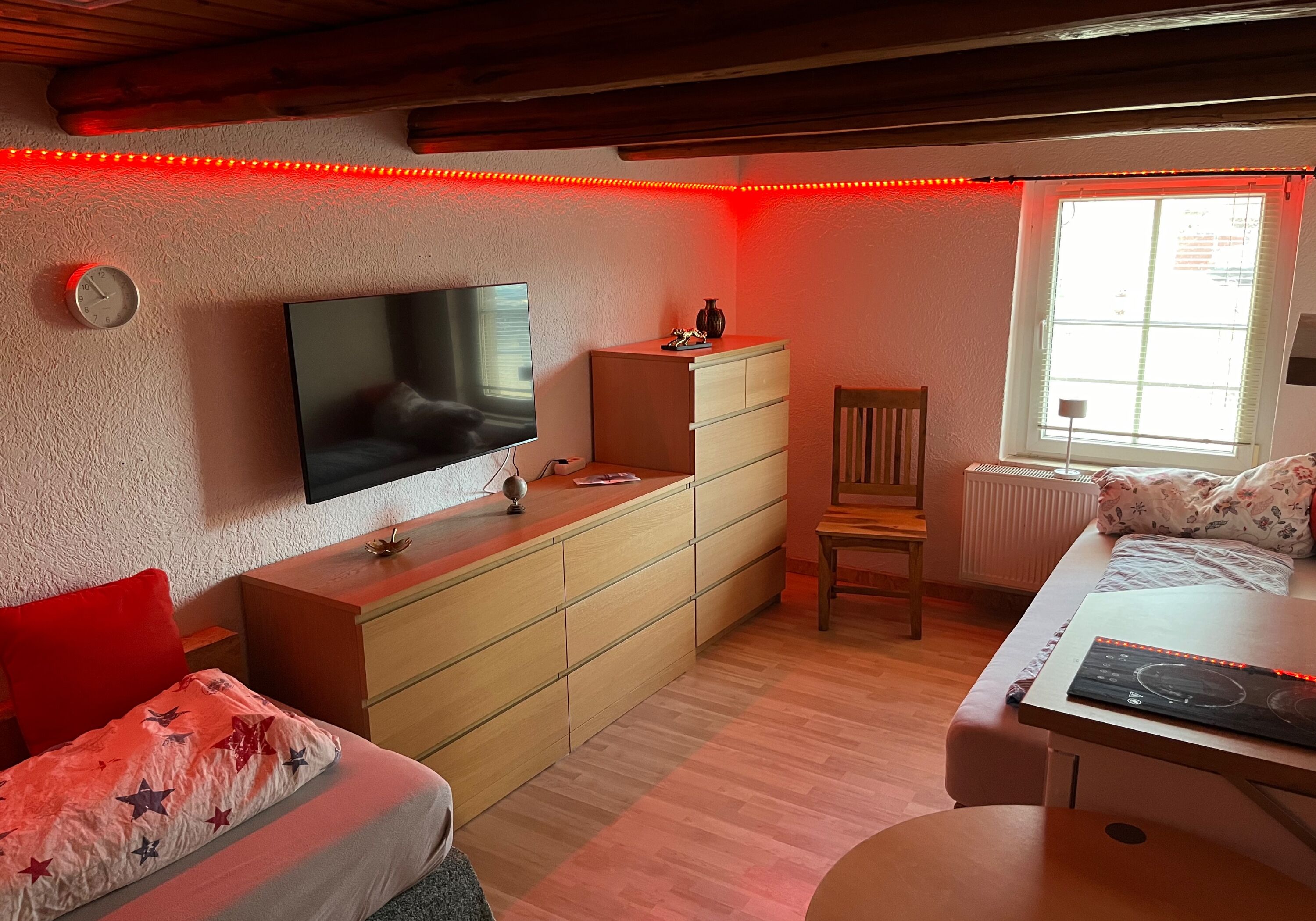 Wohn- und Schlafbereich im Obergeschoss